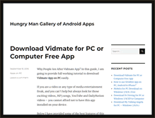 Tablet Screenshot of hungrymangallery.com